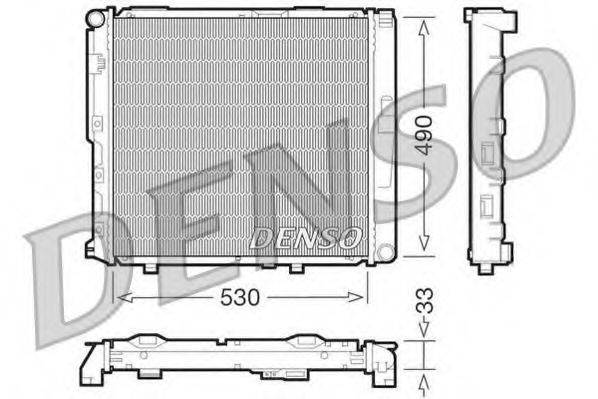 Imagine Radiator, racire motor DENSO DRM17038