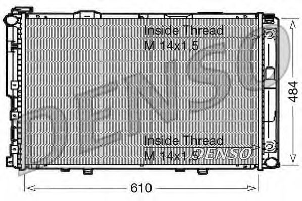 Imagine Radiator, racire motor DENSO DRM17039