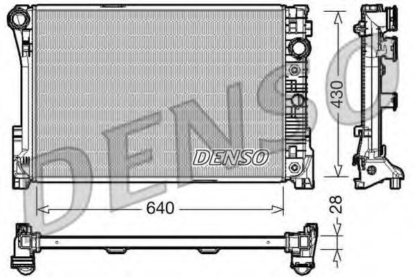 Imagine Radiator, racire motor DENSO DRM17043