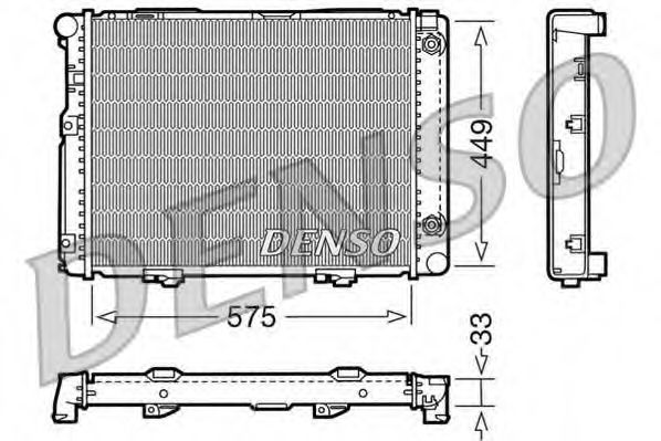 Imagine Radiator, racire motor DENSO DRM17061