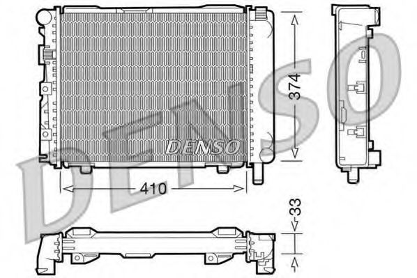 Imagine Radiator, racire motor DENSO DRM17062