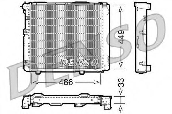 Imagine Radiator, racire motor DENSO DRM17068