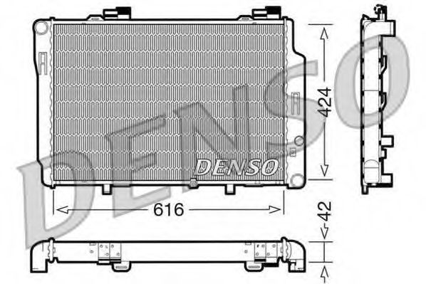 Imagine Radiator, racire motor DENSO DRM17072