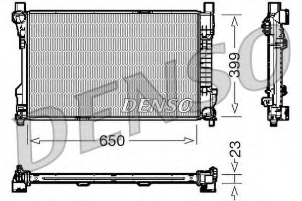 Imagine Radiator, racire motor DENSO DRM17081