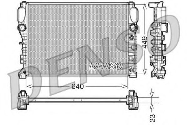 Imagine Radiator, racire motor DENSO DRM17090