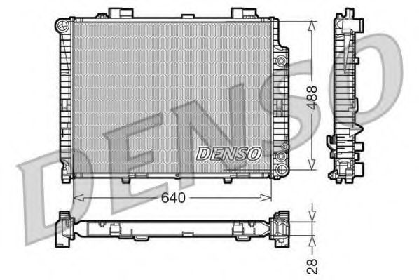 Imagine Radiator, racire motor DENSO DRM17101