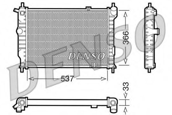 Imagine Radiator, racire motor DENSO DRM20010