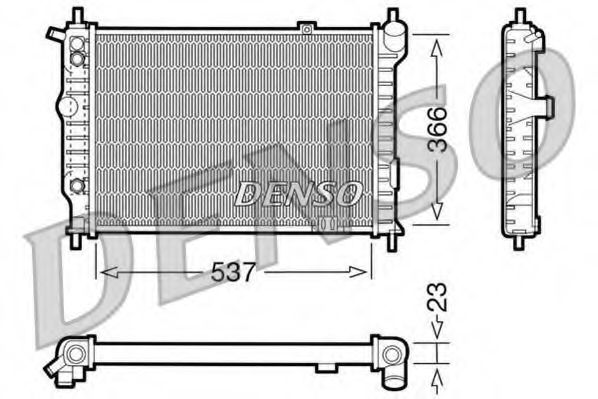 Imagine Radiator, racire motor DENSO DRM20012