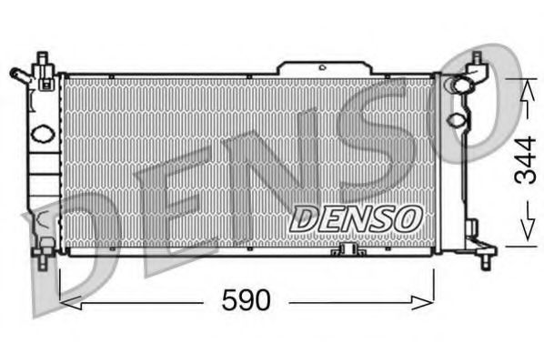 Imagine Radiator, racire motor DENSO DRM20013