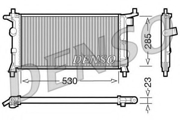 Imagine Radiator, racire motor DENSO DRM20037