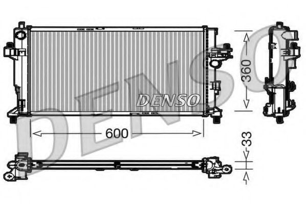 Imagine Radiator, racire motor DENSO DRM20039