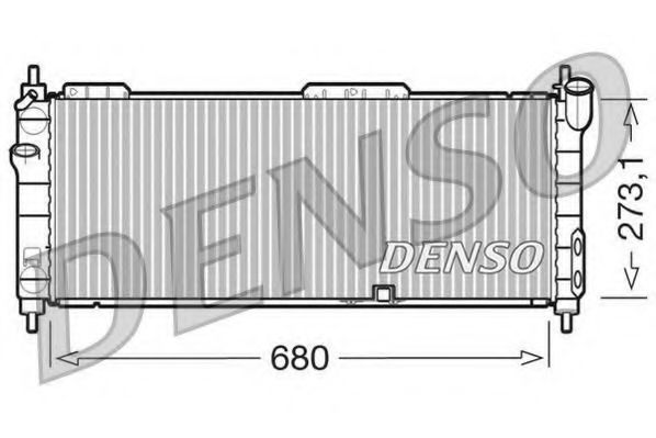 Imagine Radiator, racire motor DENSO DRM20042