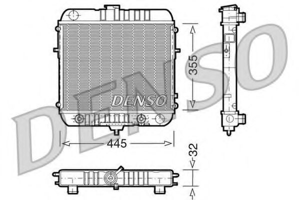 Imagine Radiator, racire motor DENSO DRM20073