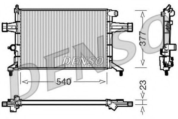 Imagine Radiator, racire motor DENSO DRM20082