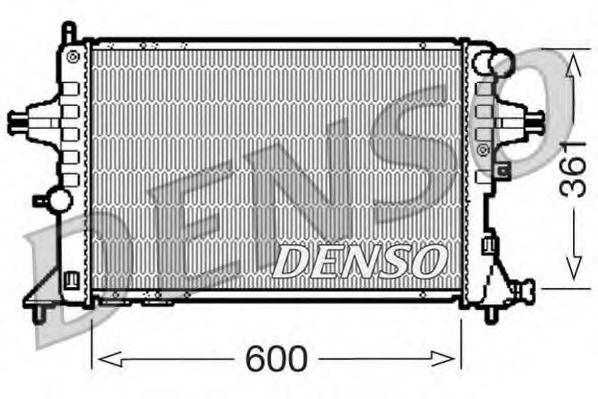 Imagine Radiator, racire motor DENSO DRM20084