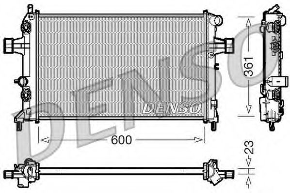 Imagine Radiator, racire motor DENSO DRM20086