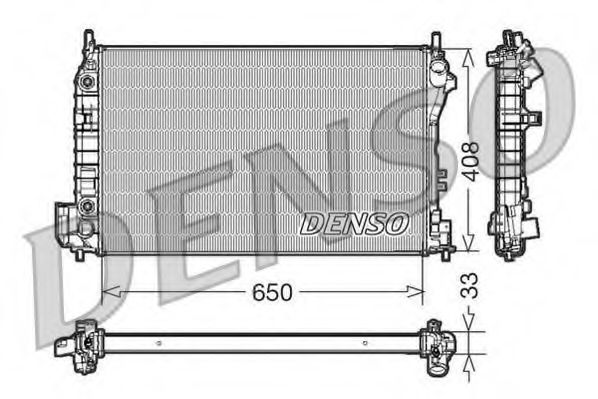 Imagine Radiator, racire motor DENSO DRM20089