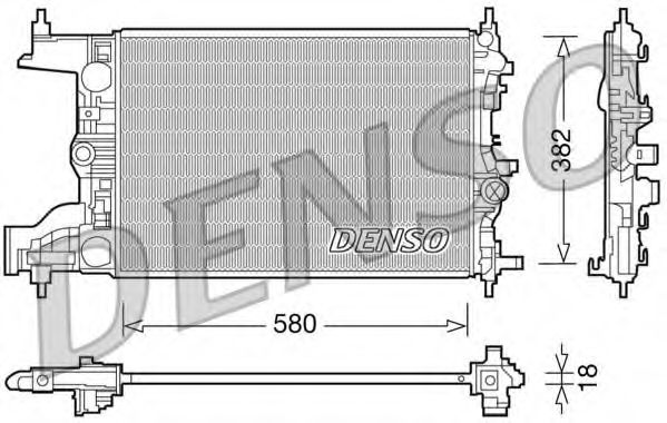 Imagine Radiator, racire motor DENSO DRM20094