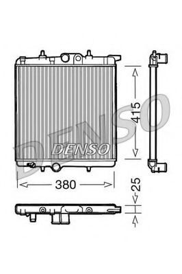 Imagine Radiator, racire motor DENSO DRM21020