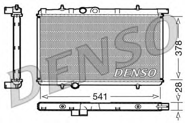Imagine Radiator, racire motor DENSO DRM21021
