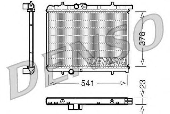 Imagine Radiator, racire motor DENSO DRM21031