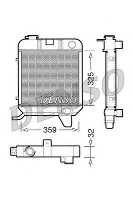 Imagine Radiator, racire motor DENSO DRM21040