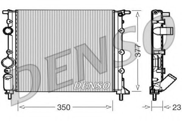 Imagine Radiator, racire motor DENSO DRM23010