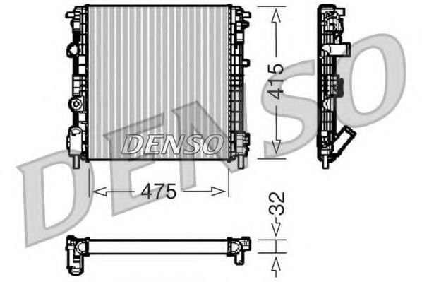 Imagine Radiator, racire motor DENSO DRM23015