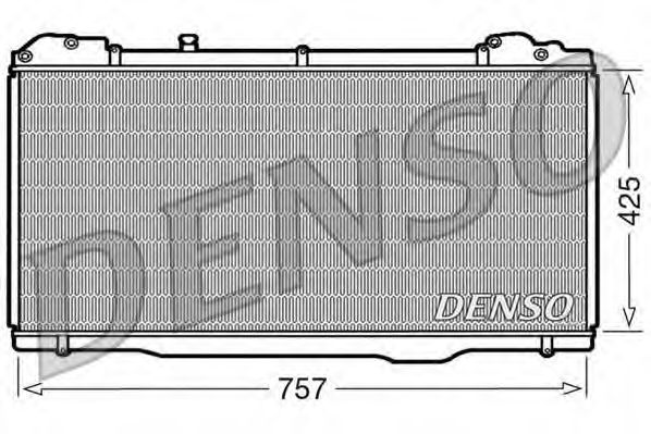 Imagine Radiator, racire motor DENSO DRM23023