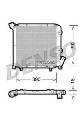 Imagine Radiator, racire motor DENSO DRM23029