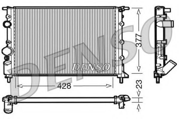 Imagine Radiator, racire motor DENSO DRM23032