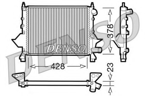 Imagine Radiator, racire motor DENSO DRM23081