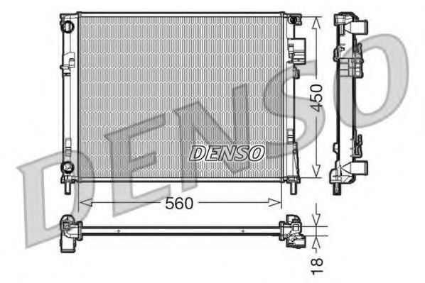 Imagine Radiator, racire motor DENSO DRM23095