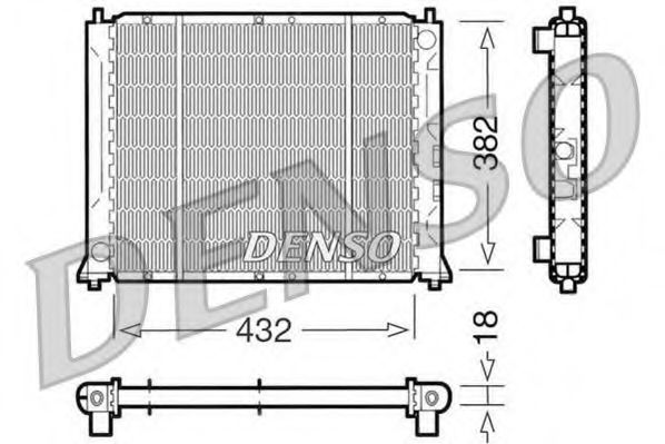 Imagine Radiator, racire motor DENSO DRM24004