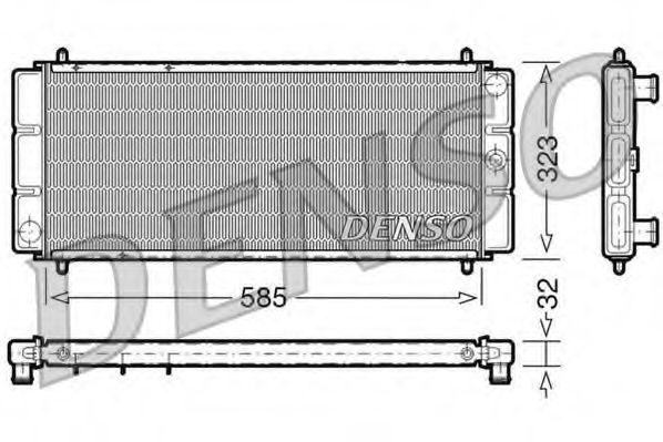 Imagine Radiator, racire motor DENSO DRM24011