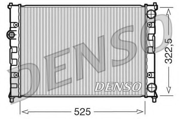 Imagine Radiator, racire motor DENSO DRM26008