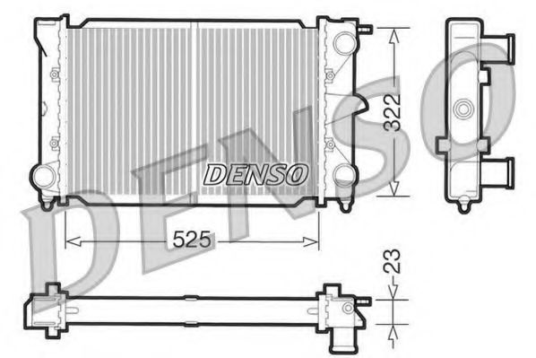 Imagine Radiator, racire motor DENSO DRM32003