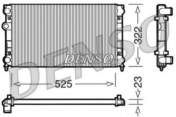 Imagine Radiator, racire motor DENSO DRM32005