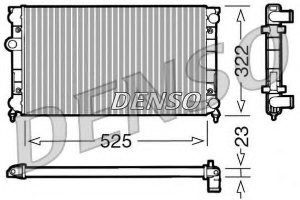 Imagine Radiator, racire motor DENSO DRM32006