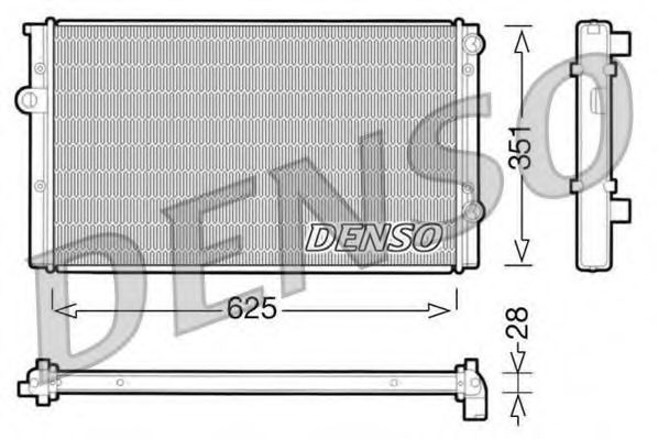 Imagine Radiator, racire motor DENSO DRM32008