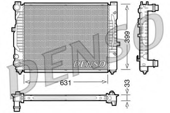 Imagine Radiator, racire motor DENSO DRM32029