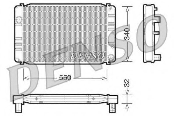 Imagine Radiator, racire motor DENSO DRM33010