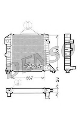 Imagine Radiator, racire motor DENSO DRM33020