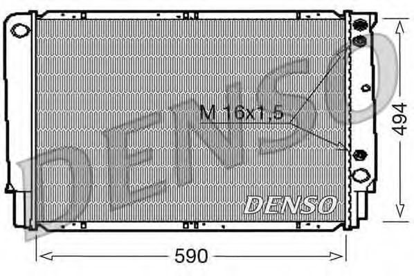 Imagine Radiator, racire motor DENSO DRM33053