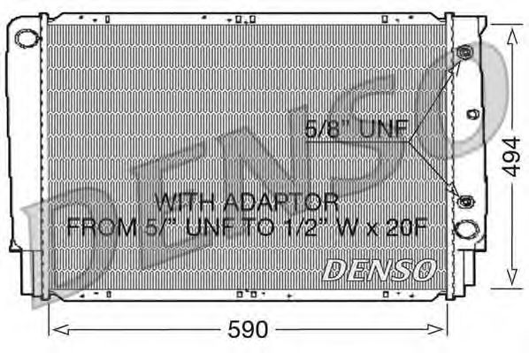 Imagine Radiator, racire motor DENSO DRM33054