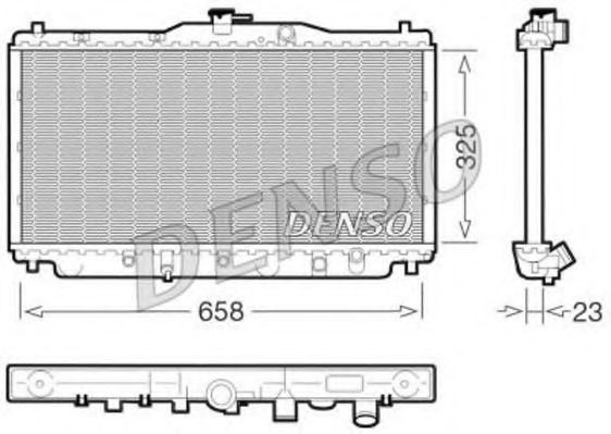 Imagine Radiator, racire motor DENSO DRM40001