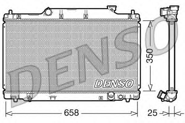 Imagine Radiator, racire motor DENSO DRM40007