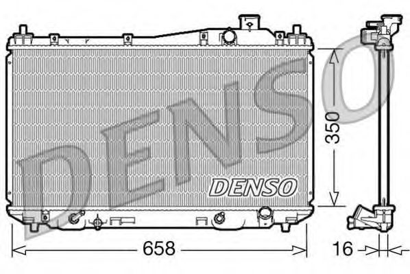 Imagine Radiator, racire motor DENSO DRM40008