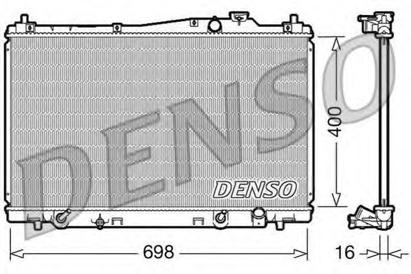 Imagine Radiator, racire motor DENSO DRM40017