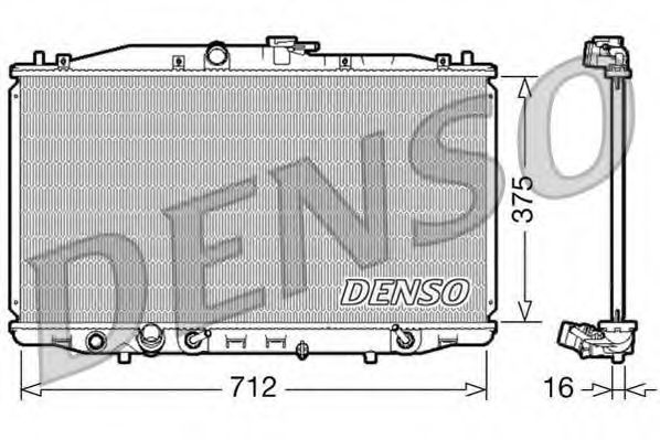 Imagine Radiator, racire motor DENSO DRM40022